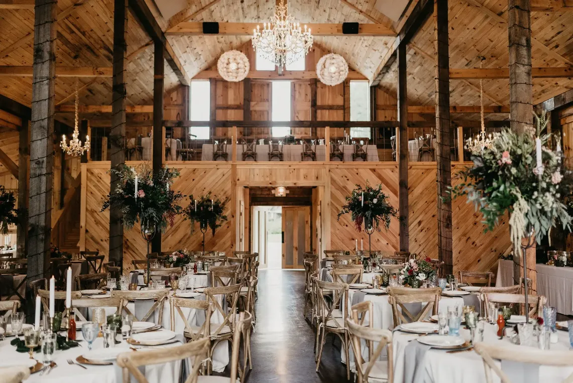 4 blue ridge mountain barn wedding