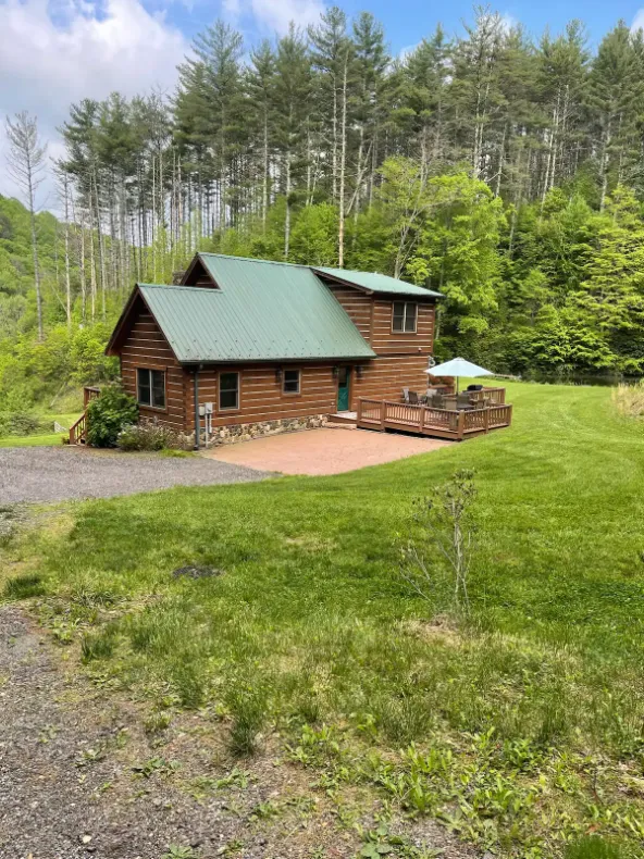 rear view of the cabin