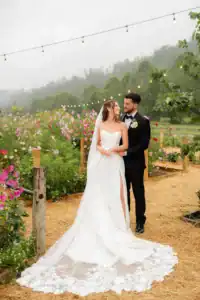 gorgeous garden wedding at our nc mountain wedding venue